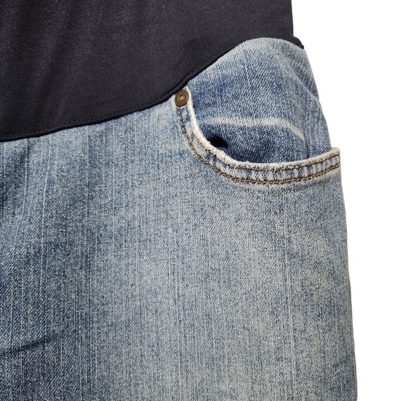 Liz Lange Maternity Jeans Medium Blue Wash Size 10 - Picture 4 of 7